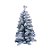 Árvore de Natal Modelo Baunilha Nevada - 70 galhos - 75cm - Ref. RZO413 - 1 unidade - Rizzo - Imagem 1