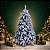 Árvore de Natal Modelo Cardamomo Nevada - 2097 Galhos - 3m - Ref. RZO391 - 1 unidade - Rizzo - Imagem 4