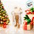 Papai Noel Decorativo Branco e Ouro - 46cm - 1 unidade - Cromus - Rizzo - Imagem 3