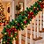 Festão de Natal Verde - 320 galhos - 270cm - Ref. RZO407 - 1 unidade - Rizzo - Imagem 7