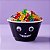 Bowl de Halloween Divertido - Preto - 16x9,5cm - 1 unidade - Cromus - Rizzo - Imagem 1
