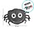 Bolsinha Aranha Roxa de Halloween - 20cm - 1 unidade - Cromus - Rizzo - Imagem 2