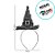 Tiara Bruxa Mia de Halloween - Preto - 27,5cm - 1 unidade - Cromus - Rizzo - Imagem 2