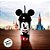 Copo de Plástico com Tampa e Canudo Orelha Mickey - 500ml - 1 unidade - Plasútil - Rizzo - Imagem 2