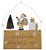 Enfeite de Pendurar de Natal - Placa Esperando Pelo Papai Noel - 17x16cm - 1 unidade - Rizzo - Imagem 1