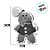Enfeite de Natal -  Boneco Gingerbread - 36x21cm - 1 unidade - Rizzo - Imagem 2