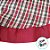Saia para Árvore de Natal - Xadrez Vermelho e Verde - 120cm - 1 unidade - Rizzo - Imagem 3