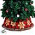 Saia Rígida Desmontável para Árvore de Natal - Flocos de Neve Dourados - 120cm - 1 unidade - Rizzo - Imagem 6