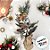 Mini Árvore de Natal - Pinhas e Frutinhas Brancas - 50cm - 1 unidade - Rizzo - Imagem 5