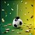 Garrafa Bola com Canudo - Futebol - 450ml  - 1 unidade - Rizzo - Imagem 1