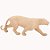 Escultura Leopardo de Poliresina - 43x15x8cm - 1 unidade - Rizzo - Imagem 1
