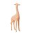 Escultura Girafa em Pé de Poliresina - 10x30x5cm - 1 unidade - Rizzo - Imagem 1