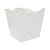 Cachepot de Papel - Branco - 9x7cm - 10 unidades - Rizzo - Imagem 1