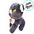 Gato Cinza de Pelúcia - 22cm - 1 unidade - Rizzo - Imagem 4