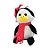 Pinguim com Cachecol de Pendurar de Pelúcia - 29cm - 1 unidade - Rizzo - Imagem 1
