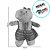 Ursa de Pelúcia - 42cm - 1 unidade - Rizzo - Imagem 2