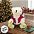 Urso Branco de Pelúcia - 21cm - 1 unidade - Rizzo - Imagem 1
