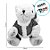 Urso Branco de Pelúcia - 21cm - 1 unidade - Rizzo - Imagem 2