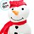 Boneco de Neve com Touca de Natal de Pelúcia - 25cm - 1 unidade - Rizzo - Imagem 3