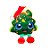 Árvore de Natal de Pelúcia - 30cm - 1 unidade - Rizzo - Imagem 1