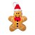 Biscoito de Natal Gravata de Pelúcia - 25cm - 1 unidade - Rizzo - Imagem 1