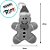 Biscoito de Natal Gravata de Pelúcia - 25cm - 1 unidade - Rizzo - Imagem 2