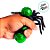 Brinquedo Esmaga Aranha - Verde - 1 unidade - Rizzo - Imagem 3
