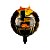 Balão de Festa Metalizado 18" 45cm - Halloween Partiu - 1 unidade - Rizzo - Imagem 1