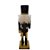 Boneco Soldado Quebra Nozes de Madeira - 25cm - Preto e Dourado - 1 unidade - Rizzo - Imagem 4
