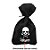 Saco para Surpresas de Halloween Personalizado - Caveira - 13x25cm - 10 unidades - Rizzo - Imagem 1