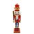 Boneco Soldado Quebra Nozes de Madeira com Espada - 30cm - Azul e Vermelho - 1 unidade - Rizzo - Imagem 1