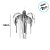 Enfeite Decorativo Halloween - Caveira Dylan com Luz e Som - 160cm - 1 unidade - Cromus - Rizzo - Imagem 2
