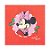 Guardanapo de Papel - Minnie com Laço Colorido - 33x33cm - Disney Original - 20 unidades - Rizzo - Imagem 1