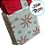 Pano de Copa com Bolsa de Natal - Flocos de Neve - 40x70cm - 3 unidades - Cromus - Rizzo - Imagem 5