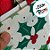 Pano de Copa com Bolsa de Natal - Azevinhos Colorido - 40x70cm - 3 unidades - Cromus - Rizzo - Imagem 5
