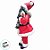 Papai Noel Negro Decorativo em Pé com Saco de Presentes e Lamparina - 45cm - 1 unidade - Rizzo - Imagem 3