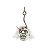 Enfeite Decorativo de Halloween - Zumbi Lucifer com LED - 37cm - 1 unidade - Cromus - Rizzo - Imagem 4