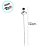 Pick Decorativo - Boneco de Neve - 12cm - 20 unidades - Silver - Rizzo - Imagem 2