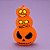 Enfeite Decorativo de Halloween - Trio Abóbora Vela com Luz - 12cm - 1 unidade - Rizzo - Imagem 1
