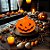 Enfeite Decorativo de Halloween - Mini Abóbora Vela com Luz - 5cm - 1 unidade - Rizzo - Imagem 1
