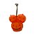 Enfeite Decorativo de Halloween - Trio Abóbora Mini Vela com Luz - 7cm - 1 unidade - Rizzo - Imagem 1