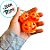 Enfeite Decorativo de Halloween - Trio Abóbora Mini Vela com Luz - 7cm - 1 unidade - Rizzo - Imagem 4