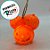 Enfeite Decorativo de Halloween - Trio Abóbora Mini Vela com Luz - 7cm - 1 unidade - Rizzo - Imagem 4
