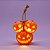 Enfeite Decorativo de Halloween - Trio Abóbora Mini Vela com Luz - 7cm - 1 unidade - Rizzo - Imagem 1