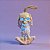 Enfeite Decorativo de Halloween - Mini Esqueleto Vela com Luz - 11cm - 1 unidade - Rizzo - Imagem 1