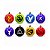 Bola de Natal Colorida Perolada - Bruxinhos - 8cm - 8 unidades - Rizzo - Imagem 3