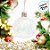 Bola de Natal com Glitter - Prata - 10cm  - 1 unidade - Cromus - Rizzo - Imagem 3
