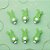 Mini Prendedor - Coelho Verde - 4,5cm - 6 unidades - Cromus - Rizzo - Imagem 1