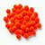 Pompom Decorativo Laranja - 1,5cm - 100 unidades - Rizzo - Imagem 1