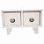 Mini Gaveteiro de Mesa 2 Gavetas - Branco - 10x20x13cm - 1 unidade - Rizzo - Imagem 1